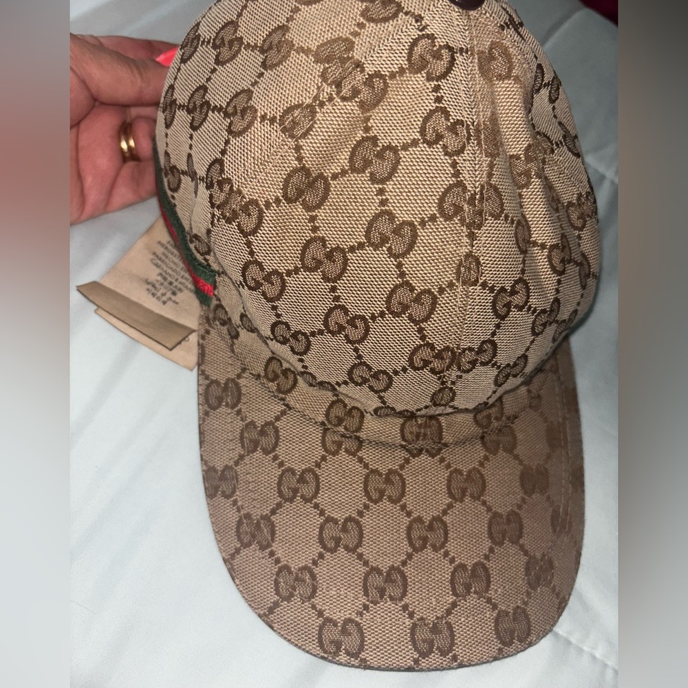 Gucci Brown GG Monogram Hat